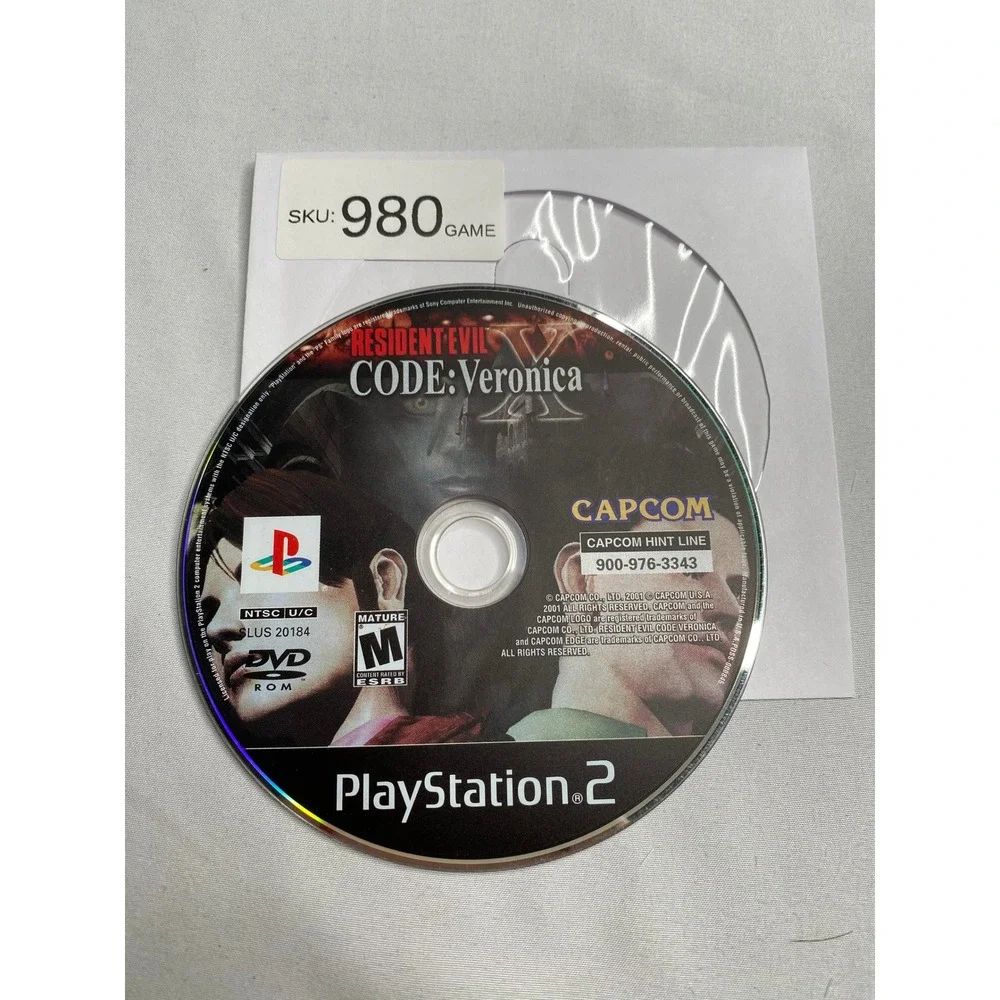 Resident Evil Code Veronica X Sony PlayStation 2